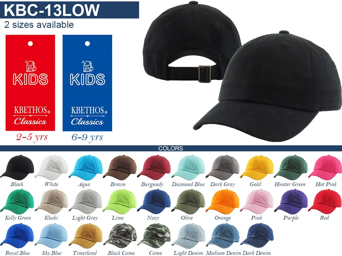 Kids Premium Baseball Cap Gld