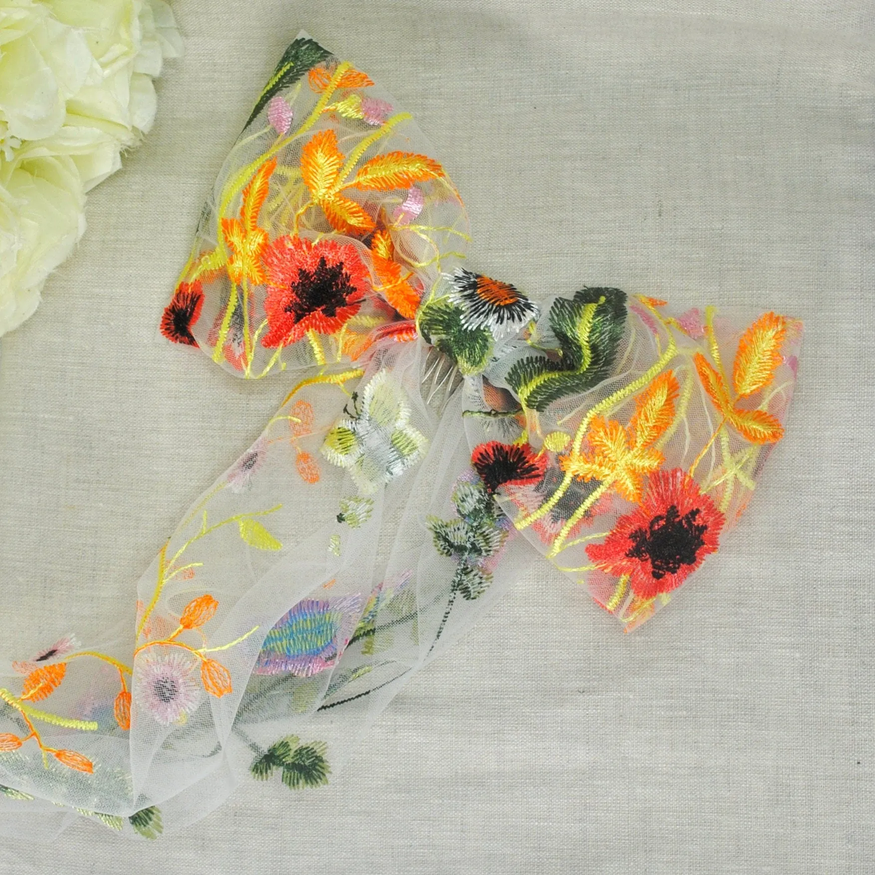 Meadow Flower Hair Bow