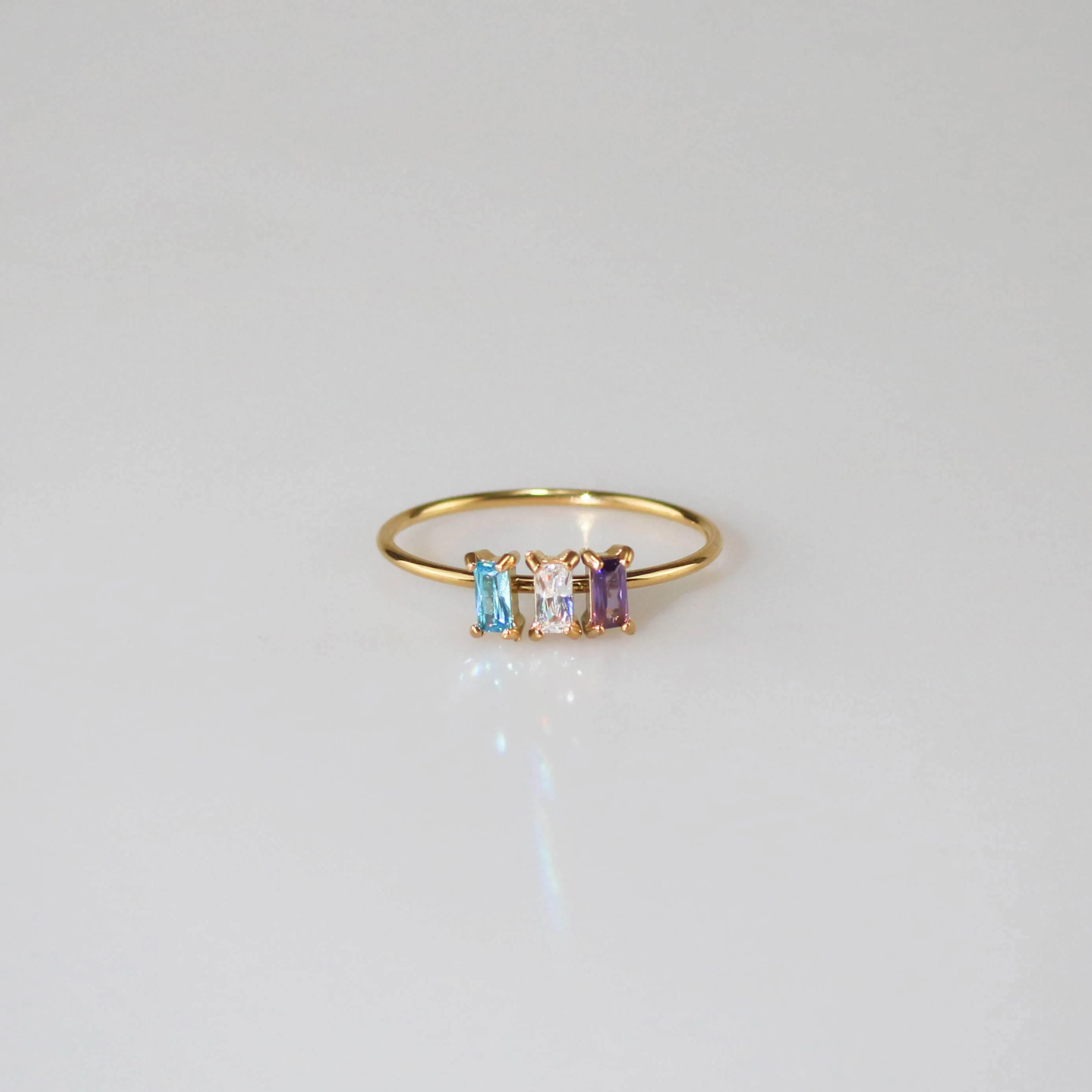 Rainbow Gemstone Ring