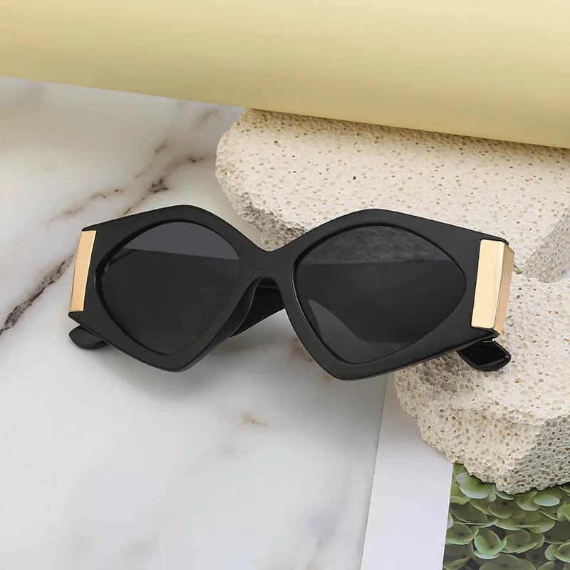 Sunglasses women's trendy high-end sense ins net red fashion too sunglasses women's wholesale